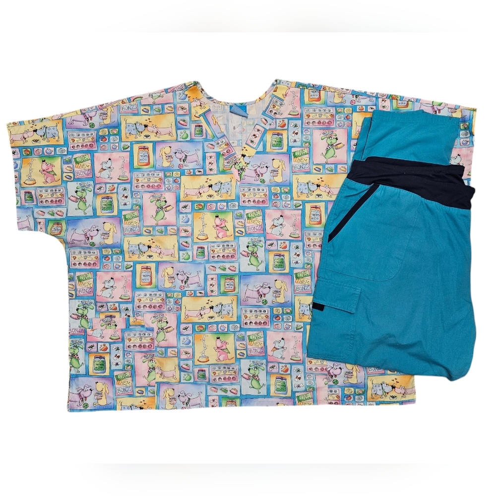 Dogs scrub set